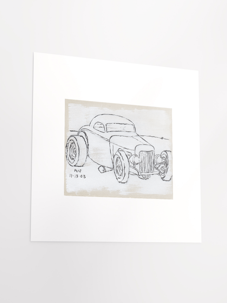 White Hotrod #4 Print product image (4)