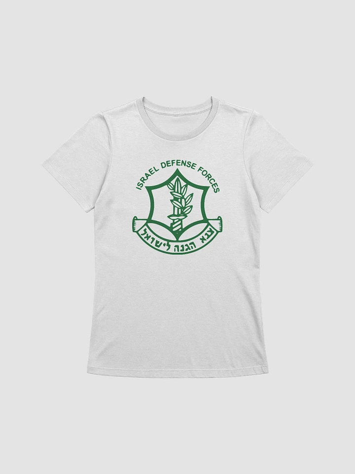 IDF Tshirt - Woman Fit Green Logo product image (2)