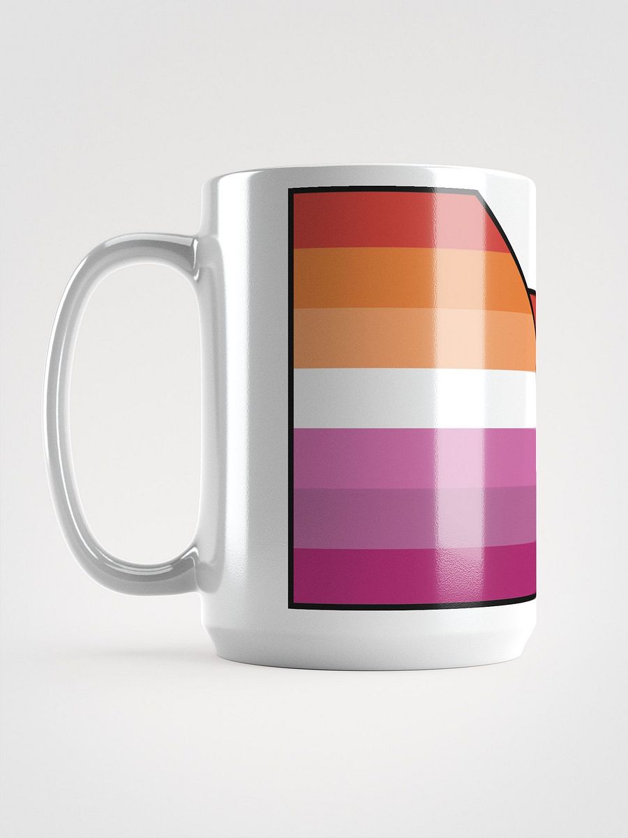 Faulted Pride Flags- Lesbian Mug product image (6)