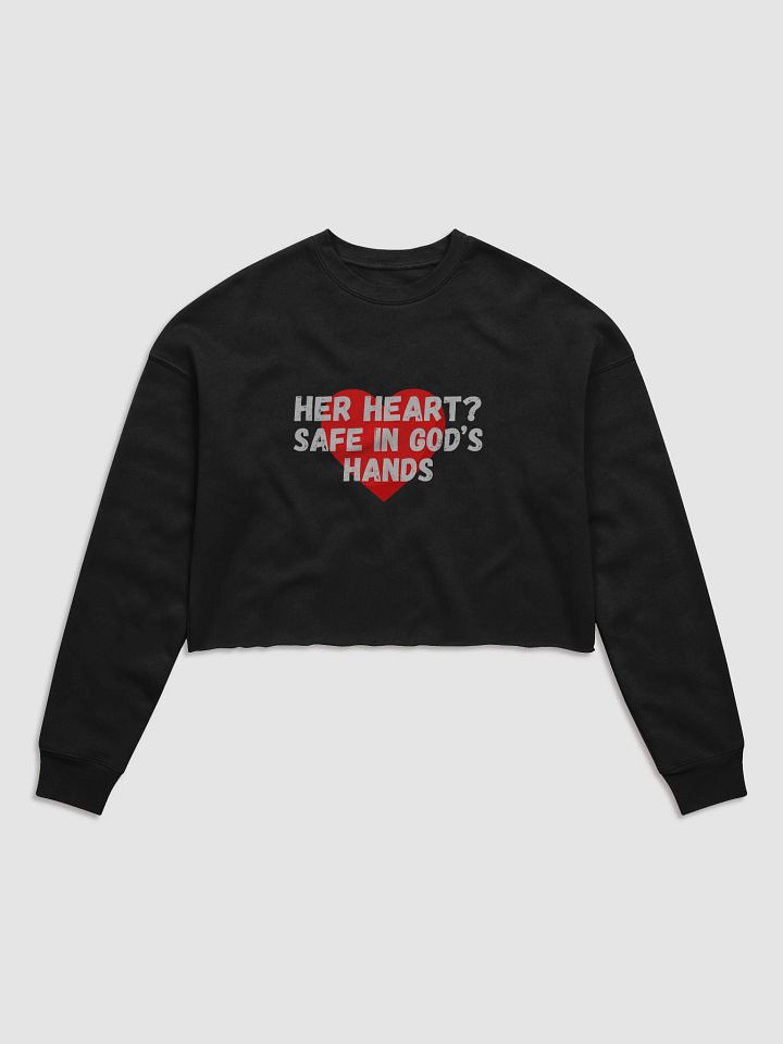 God's Heart Women's Crop Sweatshirt product image (2)