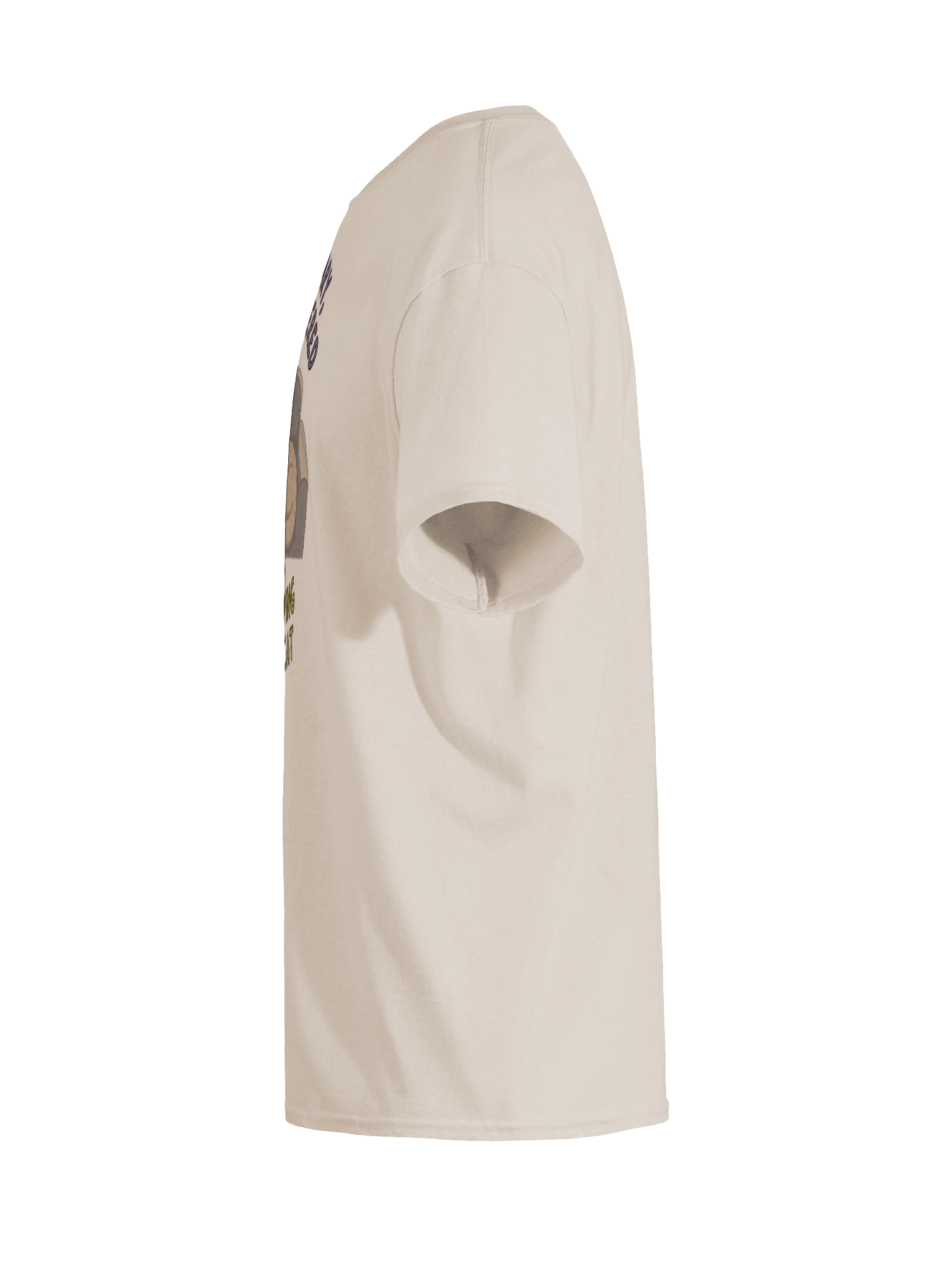 Non-Binary, Non-Bothered And Napping With My Cat Light Version Unisex Heavyweight Graphic T-Shirt product image (3)