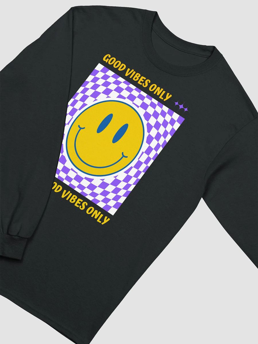 Good Vibes Only Long Sleeve T-Shirt – Stay Cozy with Positive Energy product image (3)