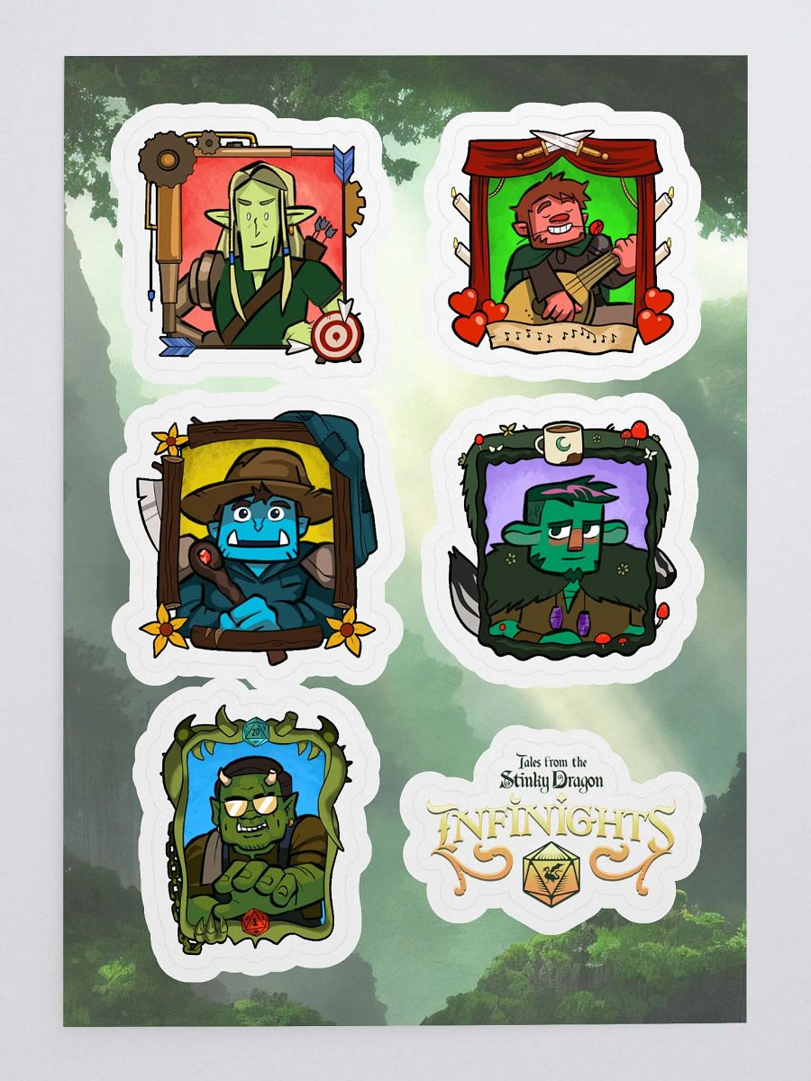 Infinight Portraits Sticker Sheet product image (3)