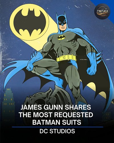 James Gunn shares the most requested DCU Batman suit.

