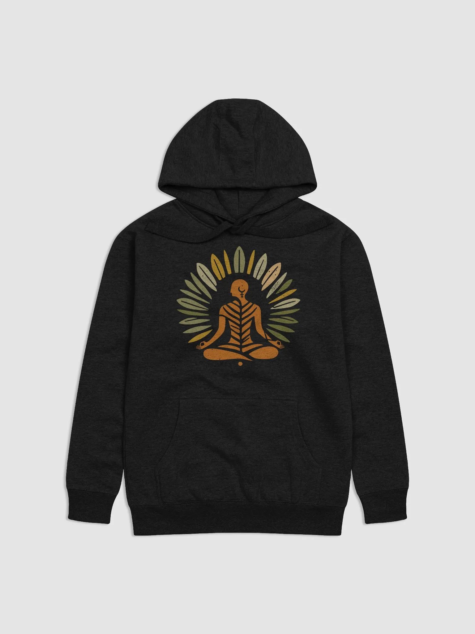 Zen Leaf Meditation Tee | Ancient Wisdom Meets Boho Style product image (1)