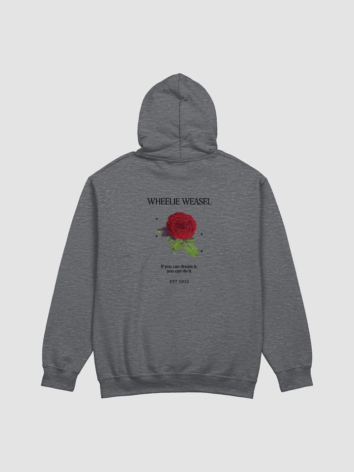 Red Rose Wheelie Weasel Hoodie product image (2)