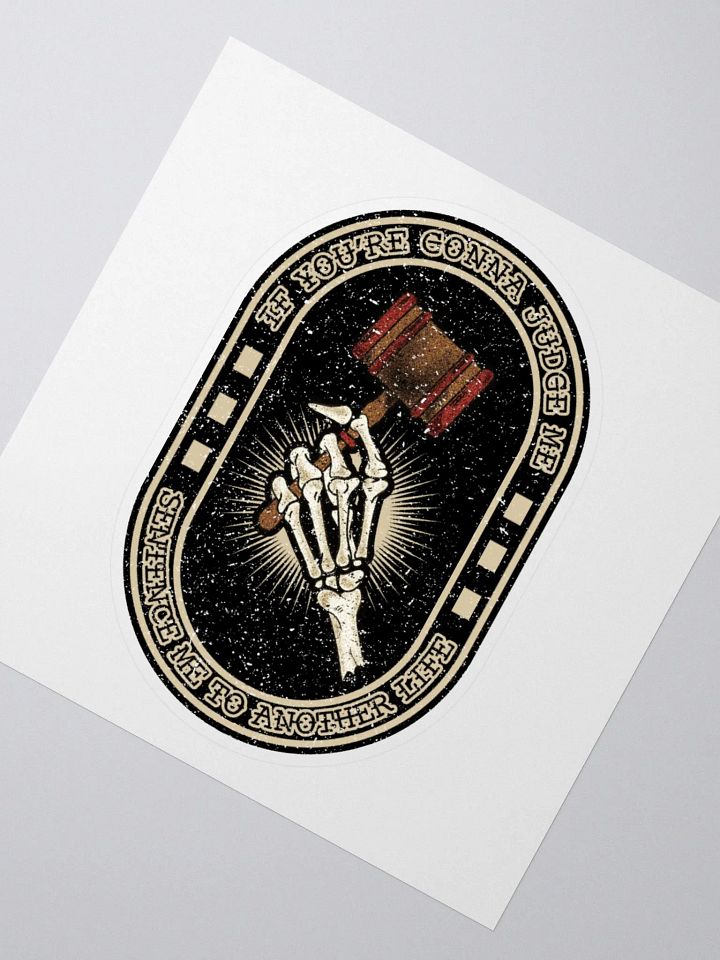 it's not a war, it's not a rapture - die cut sticker product image (2)