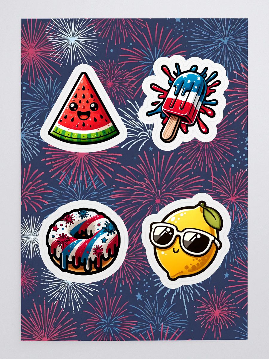 4th of July Summer Foods Sticker Sheet product image (3)