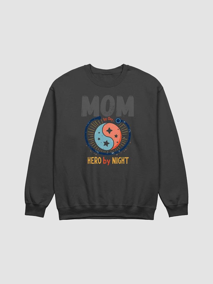 MOM by Day, HERO by NIGHT Crewneck Sweatshirt product image (8)