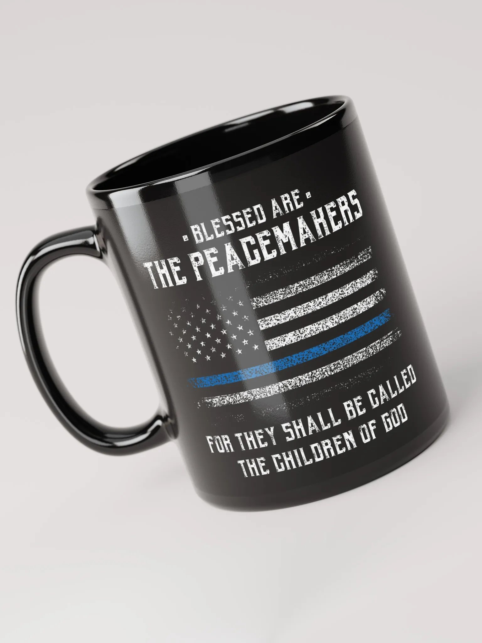 Blessed Are the Peacemakers - Black Mug product image (1)