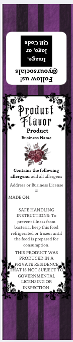 Shadow & Lace Label Templates product image (2)