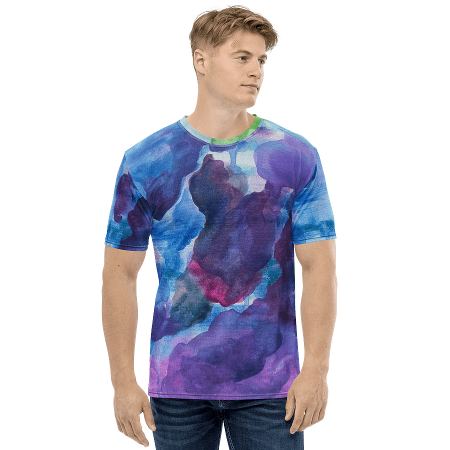 Bluesy Watercolor Shirt product image (1)