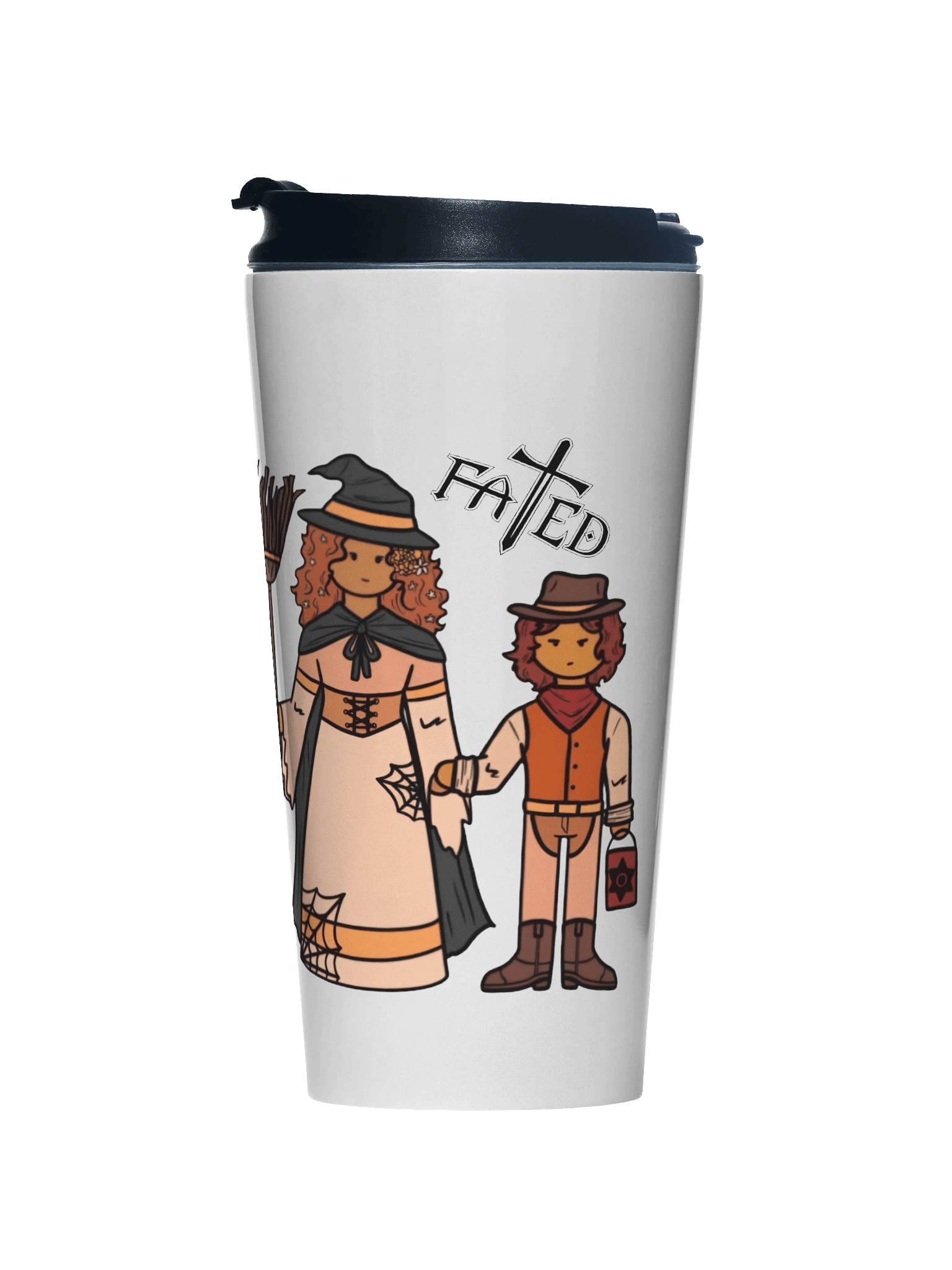 Limited Edition Fall Travel Mug – Morgana & Mordred in Costume product image (1)
