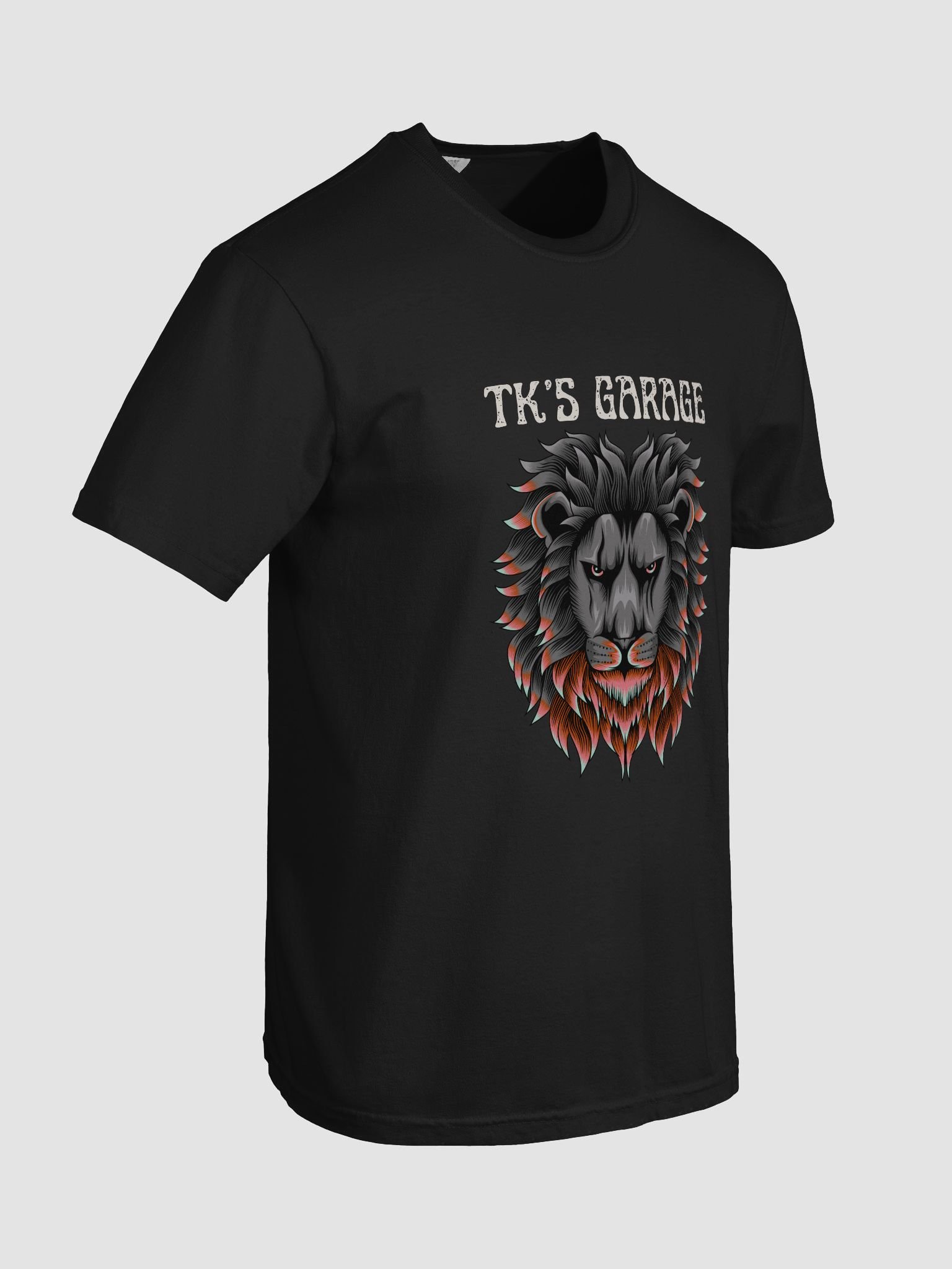TKs Garage Lion Tee Shirt One sided product image (47)