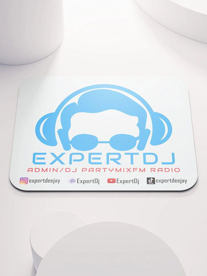 Expert DJ & PartyMixFm Radio Mouse Pad Type 1 product image (1)