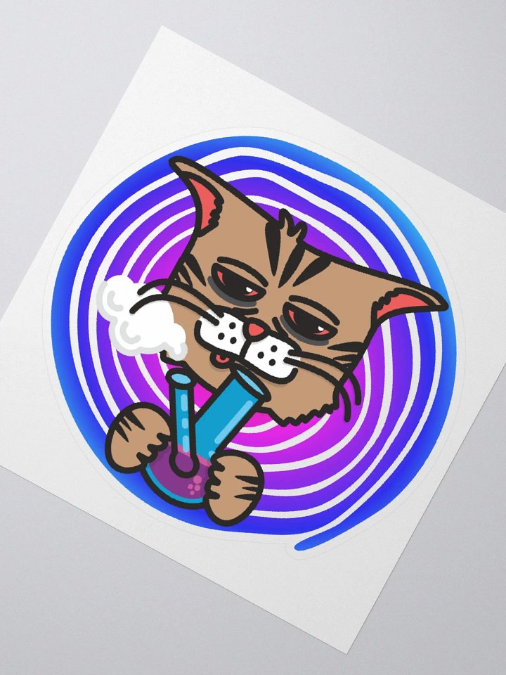 Liquid Catnip Cat Sticker product image (2)