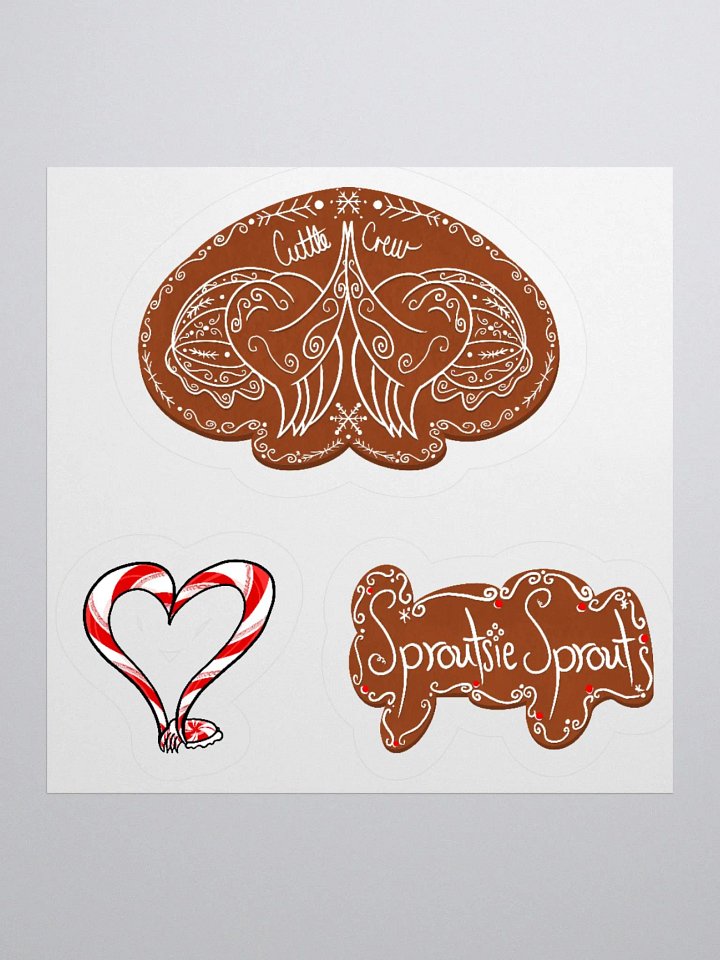 Gingerbread Holiday Stickers product image (2)