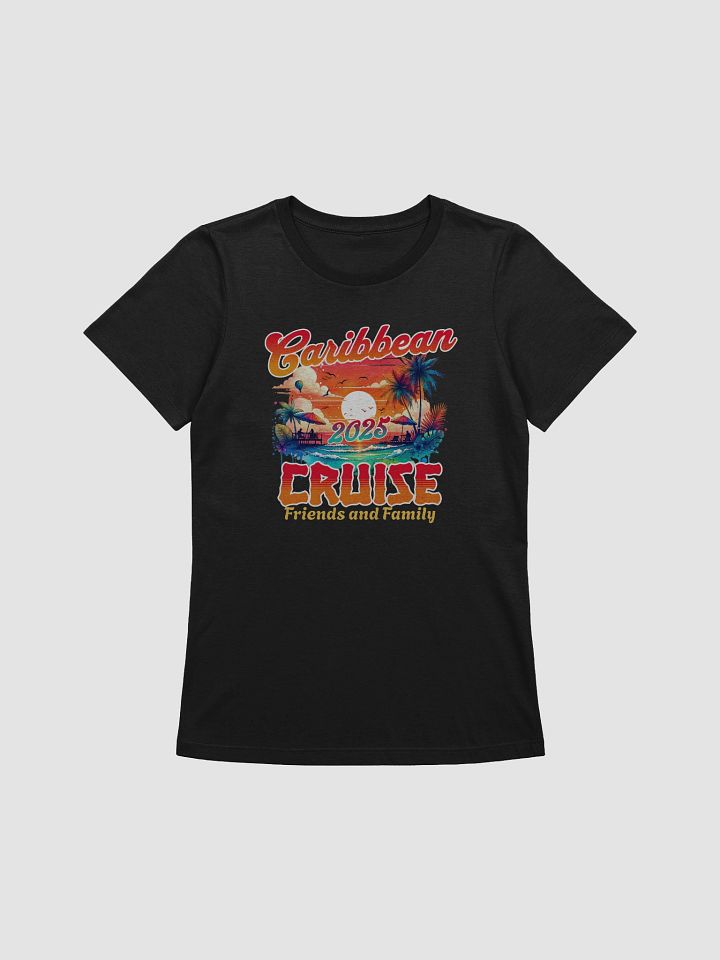 Caribbean Cruise 2025 Sunset Women's Relaxed-fit Tee product image (1)