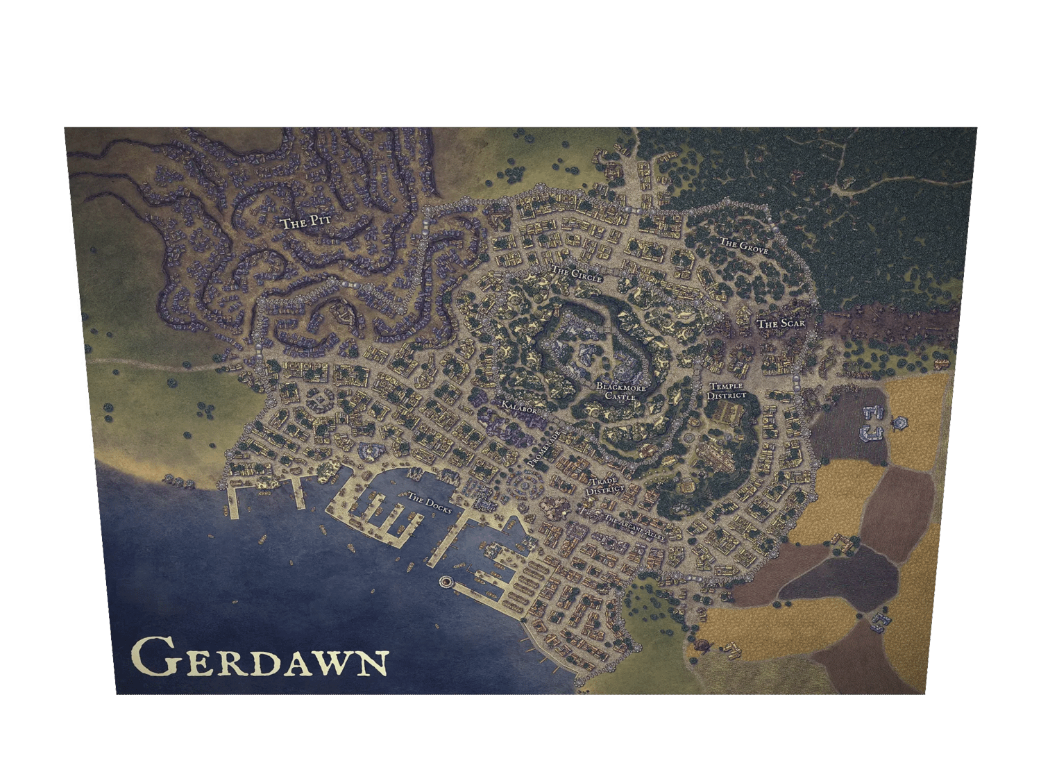 Gerdawn Map Poster product image (2)