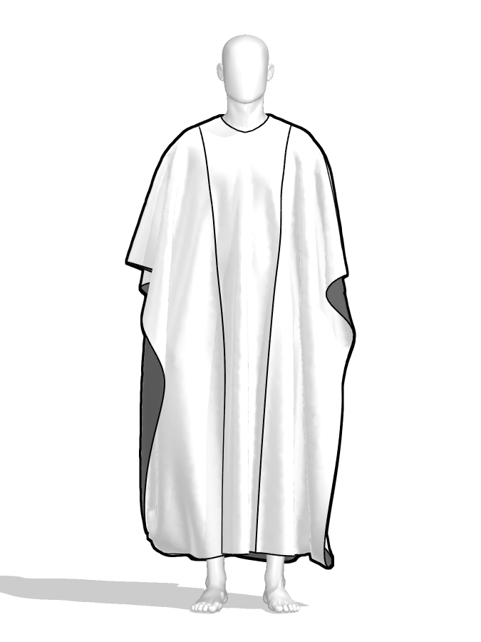 Plain Agbada Unfold product image (1)