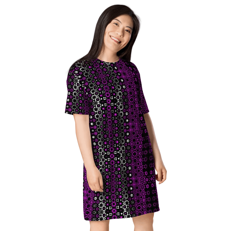That Star Pattern Ladies T Shirt Dress product image (5)