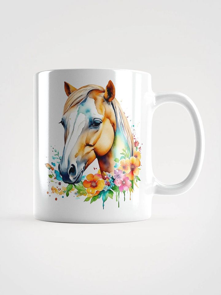 Beautiful Pony Floral Watercolor product image (1)