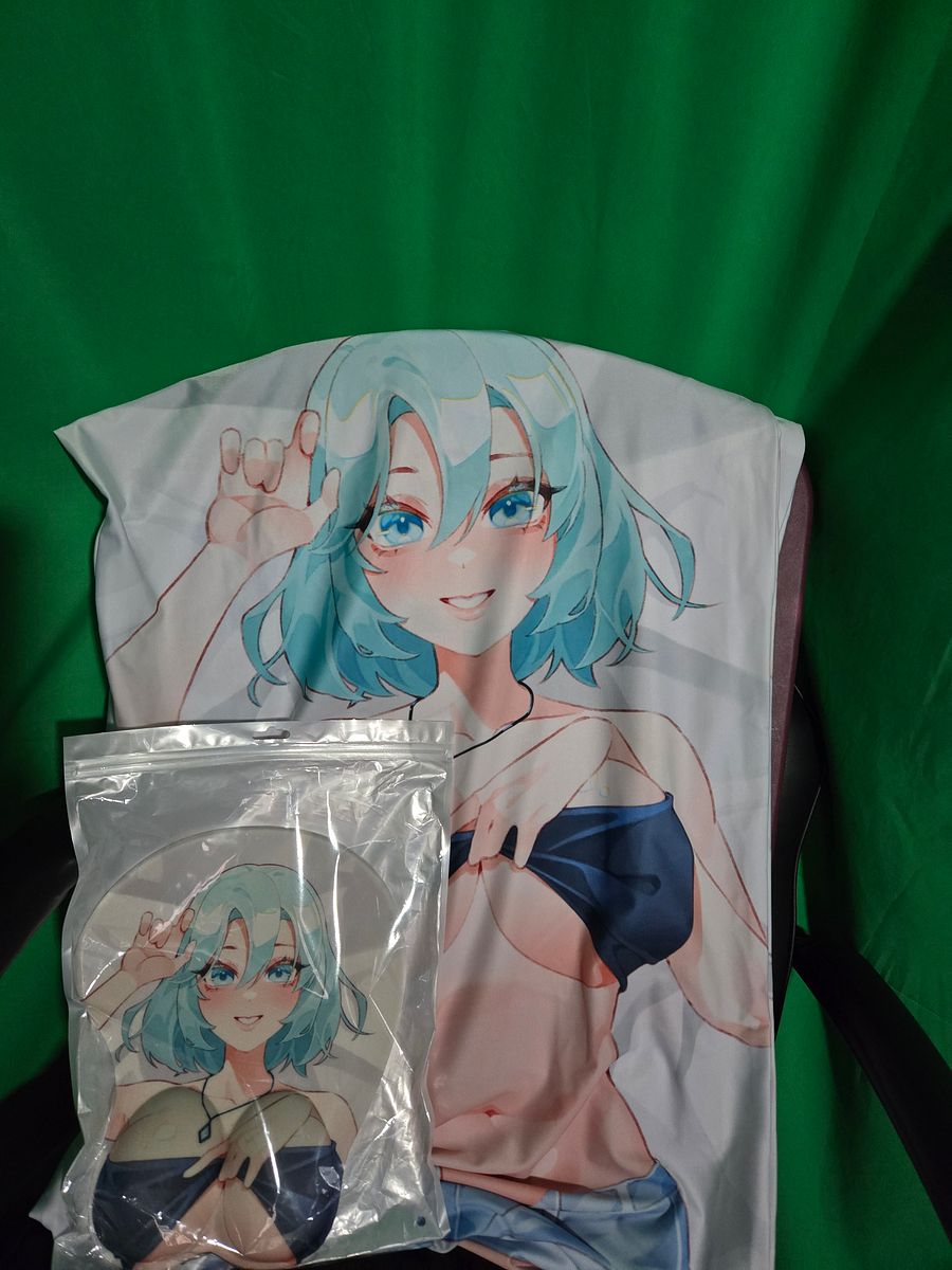 Selphie the Slime Girl - Mouse Pad & Body Pillow Case Bundle - Preorder **until JULY 28th** product image (1)