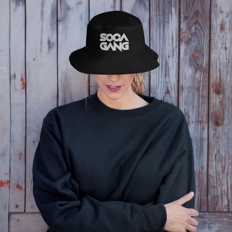 White Logo Bucket Hat (Embroidered) product image (7)