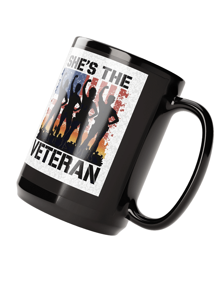 She’s The Veteran Glossy Coffee Mug product image (2)