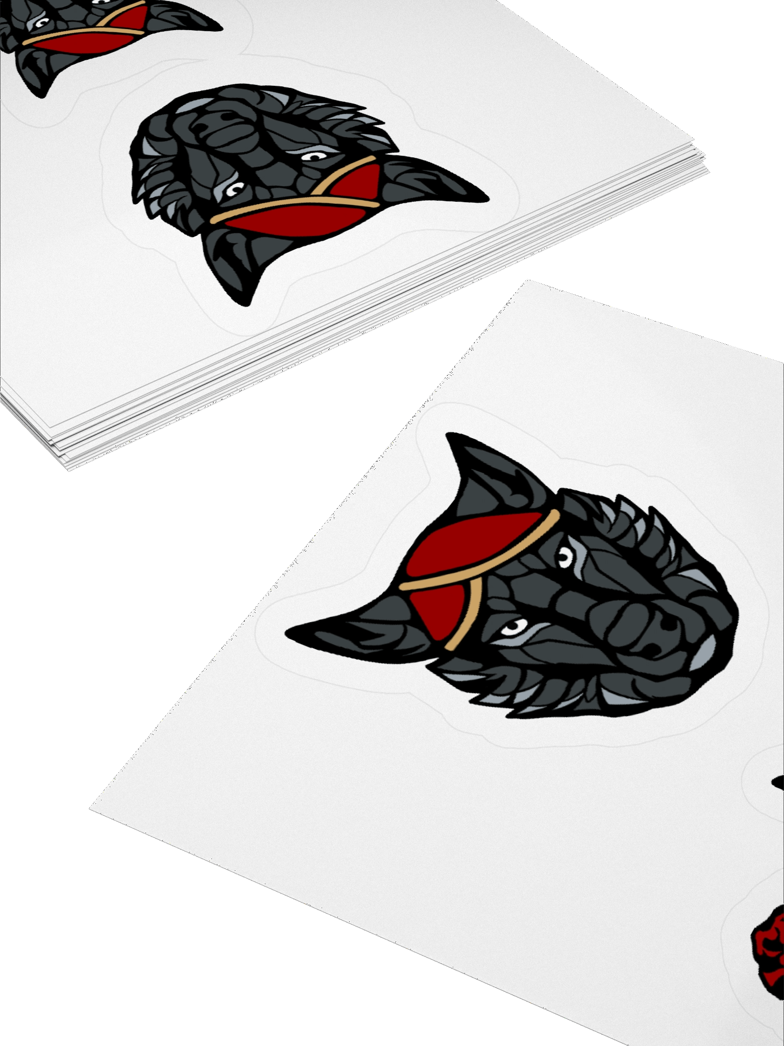 Sticker - Wolf & Roses product image (4)