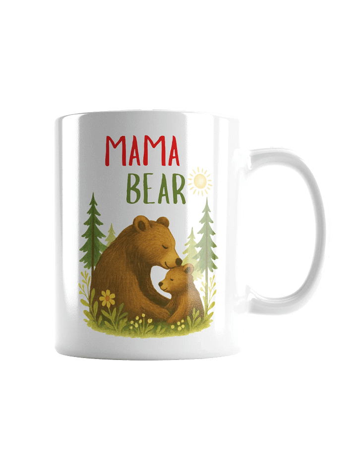 Mama Bear Mug – Ceramic Coffee Cup for Nature-Loving Moms product image (2)