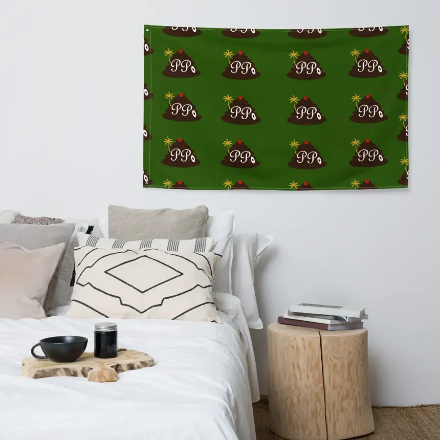 Poop Pees Classic Logo Flag product image (4)