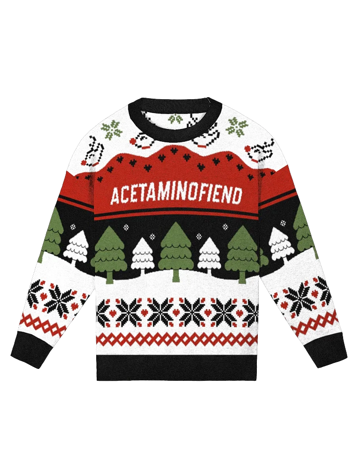 ACETAMINOFIEND holiday sweater product image (2)