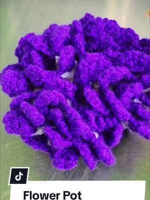 Crochet Flower Pots that turns into coaster #handmade #crochet #smallbusiness #coaster #flower #crochetflower #trustyknots 