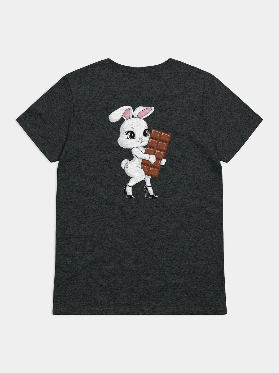 QOS Snow bunny with chocolate bar women's cotton T-shirt. product image (7)