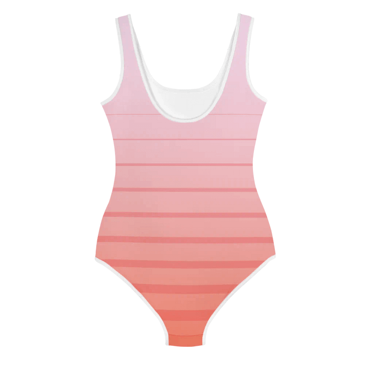 Sunset Stripes Youth Swimsuit product image (2)