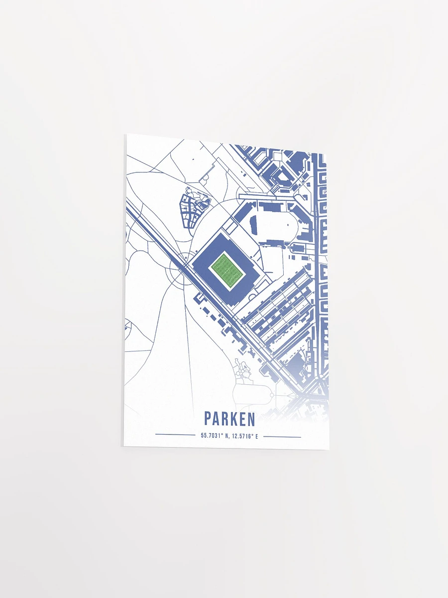 Parken Stadium White Map Design Poster product image (13)