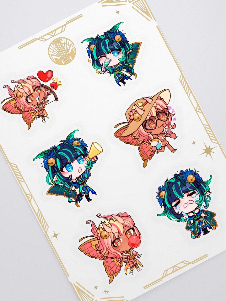 Solaris & Lunara Chibi Sticker Set product image (1)