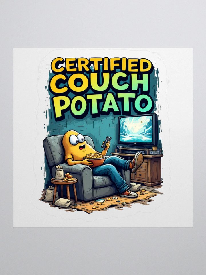 Certified Couch Potato Sticker Set product image (2)