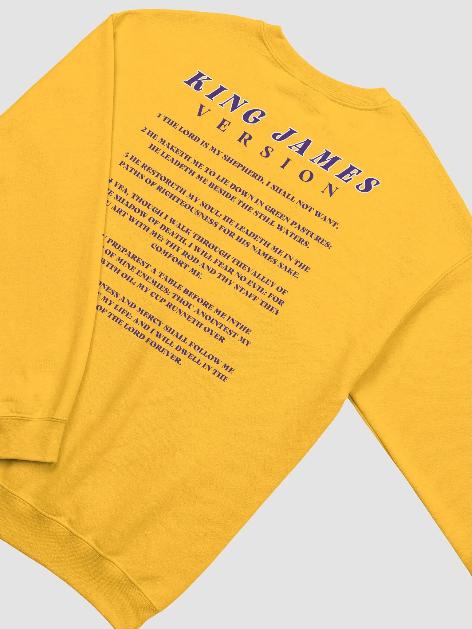 Psalm 23 unisex sweatshirt product image (8)