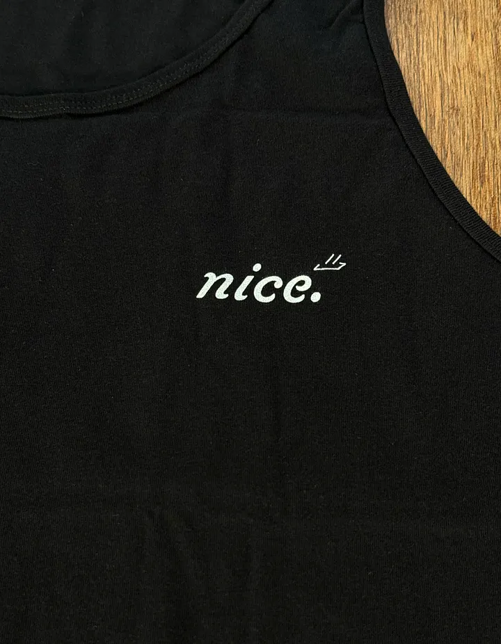 Nice. Athletics Tank Top (Black) product image (2)