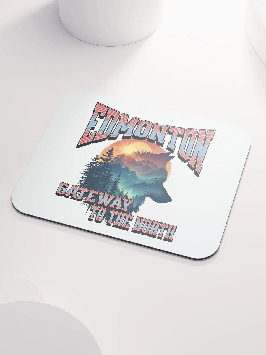 Edmonton Gateway To The North Wolf Wilderness Wolf Mouse Pad product image (3)