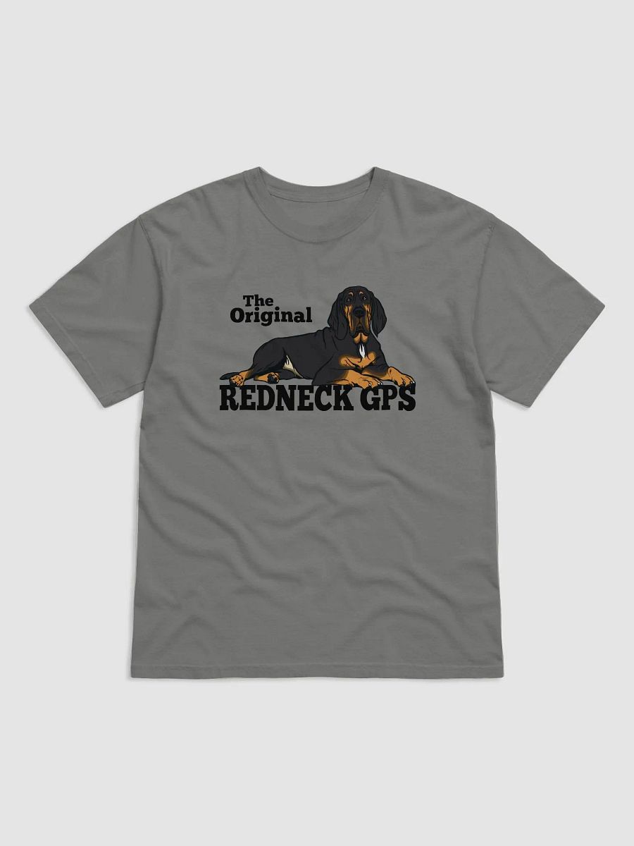 The Original Redneck GPS T-Shirt of a Bloodhound (Black and Tan) | Funny T-Shirt for Bloodhound Paw-rents product image (14)