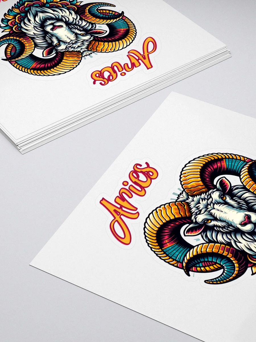 Zodiac Sign Aries Energy Sticker product image (4)
