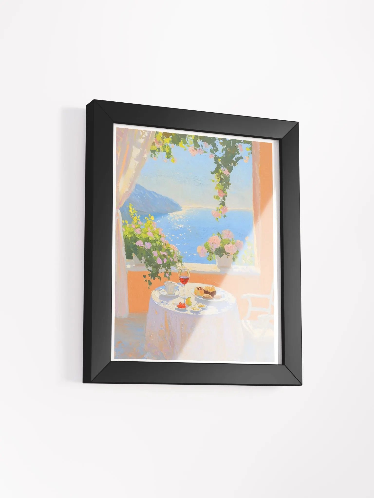 Seaside Serenity Framed Matte Poster Art product image (2)