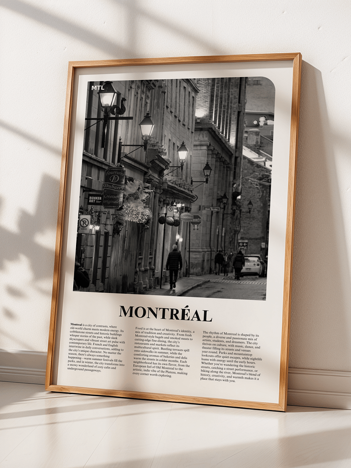 Montreal 02 Newspaper Poster product image (2)