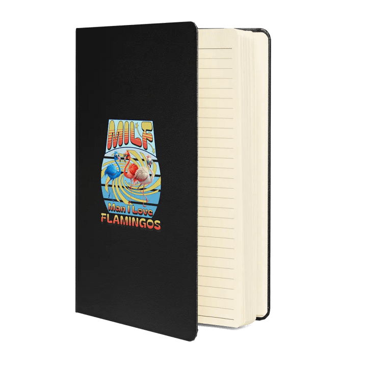 MILF Man I Love Flamingos Hardcover Bound Notebook product image (2)