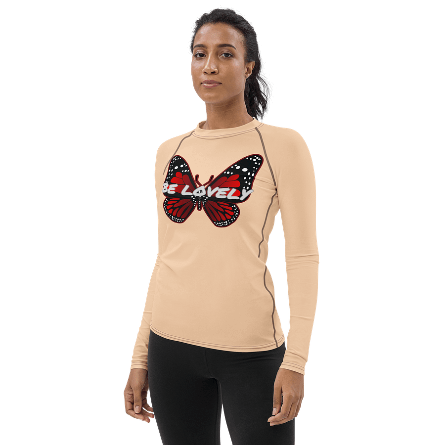 Be Lovely Butterfly Women's Rash Guard product image (3)