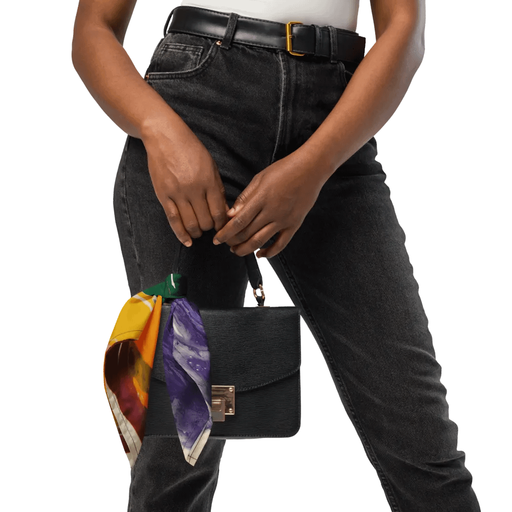 Acrylic Pour Printed Bandana - #21RPF Design product image (5)