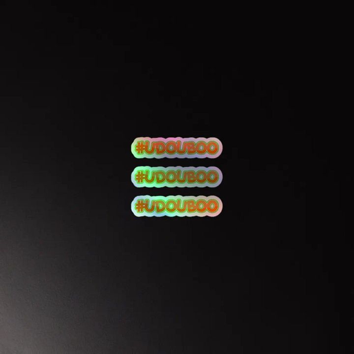 UDOUBOO Holographic Sticker Set product image (2)